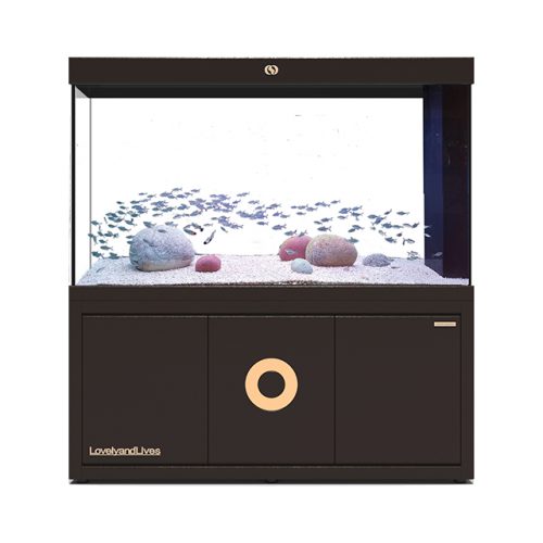 IWISH FC2D 200 Gallon Fish tank Aquarium Tanks Large Fresh Sea Water Ultra Clear Glass Accessories with Pump Light Cabinet