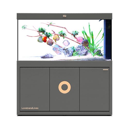 IWISH FC2D 200 Gallon Fish tank Aquarium Tanks Large Fresh Sea Water Ultra Clear Glass Accessories with Pump Light Cabinet