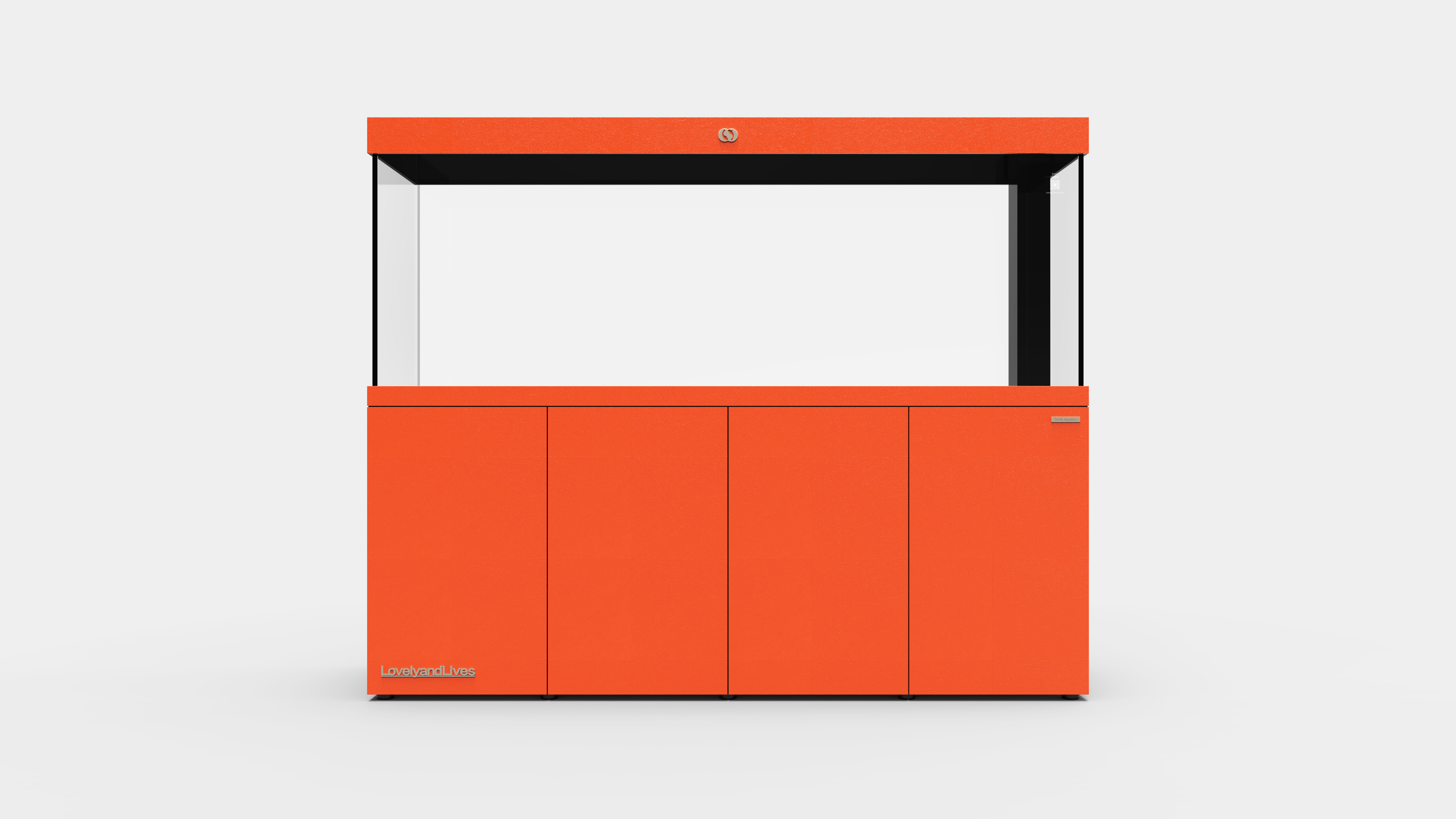 IWISH FD4D Fashion Clean Glass Fish Tanks 300 Gallon Large Aquarium Tank for Home Decoration Saltwater Accessories with Filter